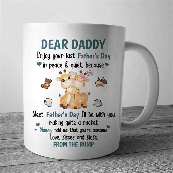 Gift For Future Daddy Happy Father's Day Mugs - PP - LT1005226