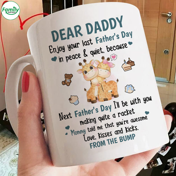Gift For Future Daddy Happy Father's Day Mugs - PP - LT1005226
