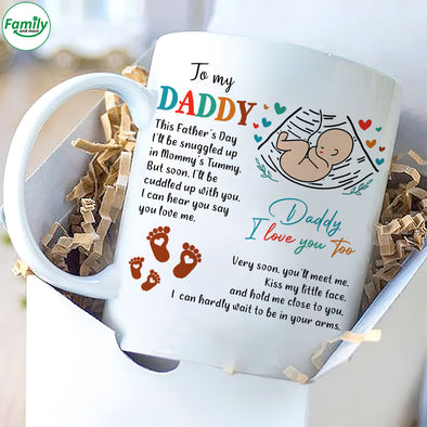 Gift For Future Daddy I Love You Too Mugs - PP - LT1405226