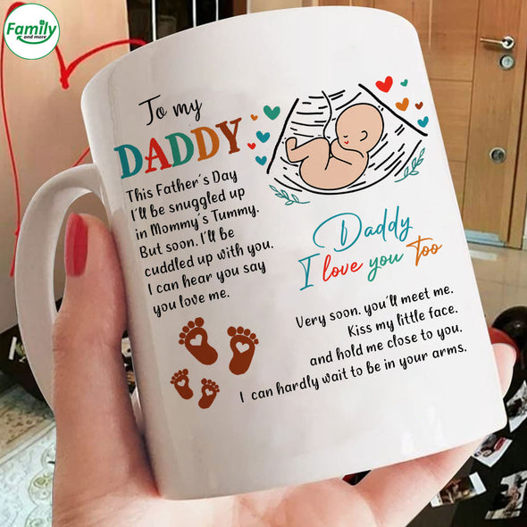Gift For Future Daddy I Love You Too Mugs - PP - LT1405226