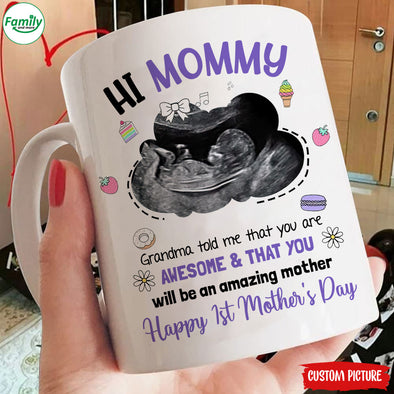 Personalized Gift For Future Mommy Happy 1st Mother's Day Mugs - PP - LT1404226
