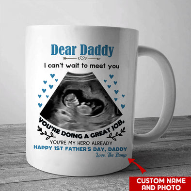 Personalized Gift For Future Daddy I Can't Wait To Meet You - NK - LT2304226