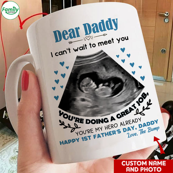 Personalized Gift For Future Daddy I Can't Wait To Meet You - NK - LT2304226