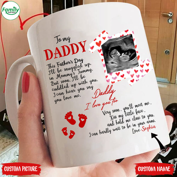 Personalized Gift For Future Daddy I Love You Too Mugs - PP - LT2504226