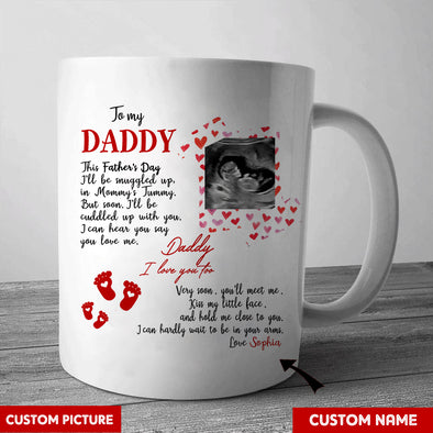 Personalized Gift For Future Daddy I Love You Too Mugs - PP - LT2504226