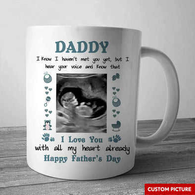 Personalized Gift For Future Daddy I Love You With All My Heart Mugs - PP - LT1005227