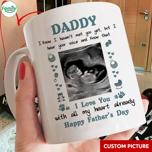 Personalized Gift For Future Daddy I Love You With All My Heart Mugs - PP - LT1005227