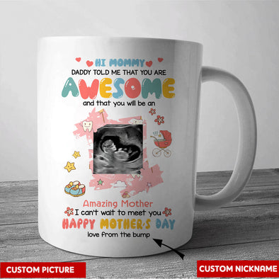 Personalized Gift For Future Mommy I Can't Wait To Meet Mugs - PP - LT0504227