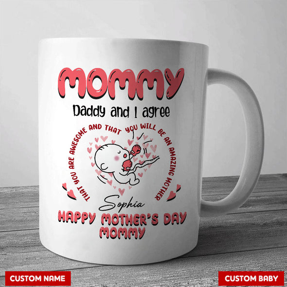 Gift For Future Mommy You Will Be An Amazing Mother Mugs - PP - LT0604229