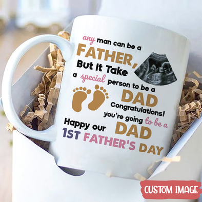 Personalized Gift For Future Daddy Happy Our 1st Father's Day Mugs - MC - TT2305221
