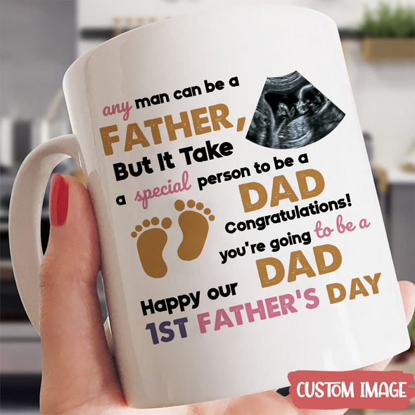 Personalized Gift For Future Daddy Happy Our 1st Father's Day Mugs - MC - TT2305221