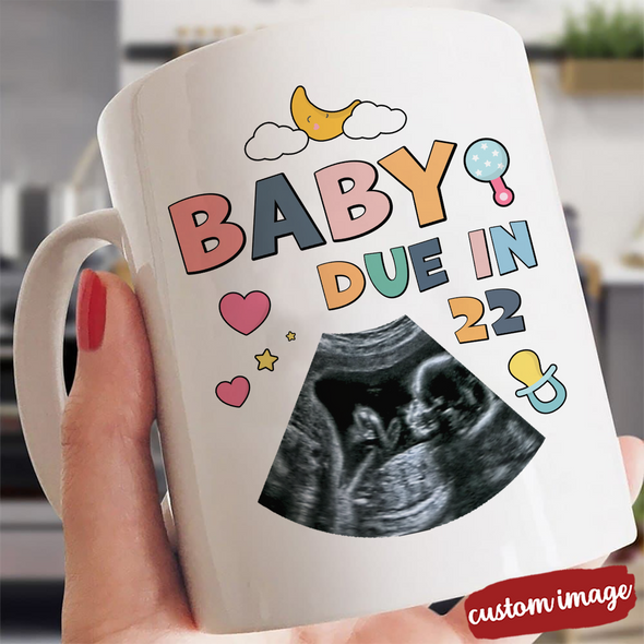 Personalized Gift For Future Mommy Baby Due In 22 Mugs - MC - TT0104222