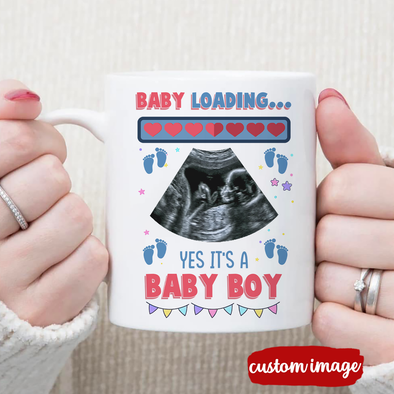 Personalized Gift For Future Mommy Baby Loading Mugs - MC - TT240322̉ 1