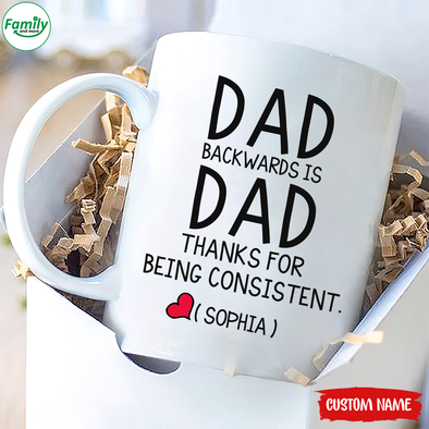 Dad Backwards is Dad-nk Mugs