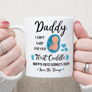 Gift For Future Daddy Happy First Father's Day Mugs - NT - TT0405221