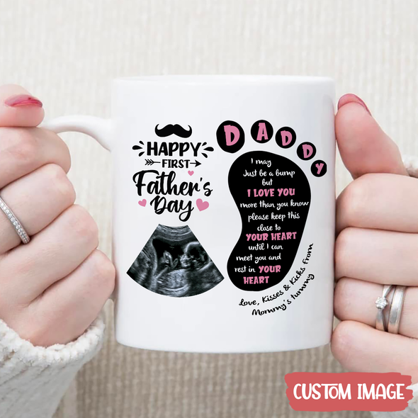 Personalized Gift For Future Daddy Happy Our 1st Father’s Day Mugs - MC - TT1305221