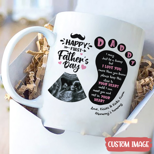 Personalized Gift For Future Daddy Happy Our 1st Father’s Day Mugs - MC - TT1305221