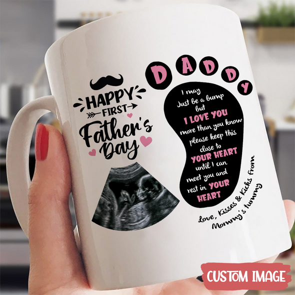 Personalized Gift For Future Daddy Happy Our 1st Father’s Day Mugs - MC - TT1305221