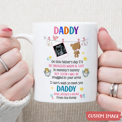 Personalized Gift For Future Daddy I Can't Wait To Meet You Day Mugs - MC - TT2804226