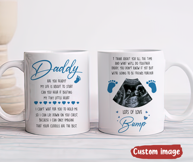 Personalized Gift For Future Daddy I Think About You All The Time And What We'll Do Together Mugs - MC - TT29042224