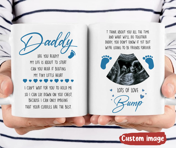 Personalized Gift For Future Daddy I Think About You All The Time And What We'll Do Together Mugs - MC - TT29042224