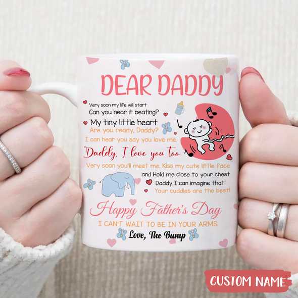Gift For Future Daddy I Love You Too Mugs - PP - TT2804221 3
