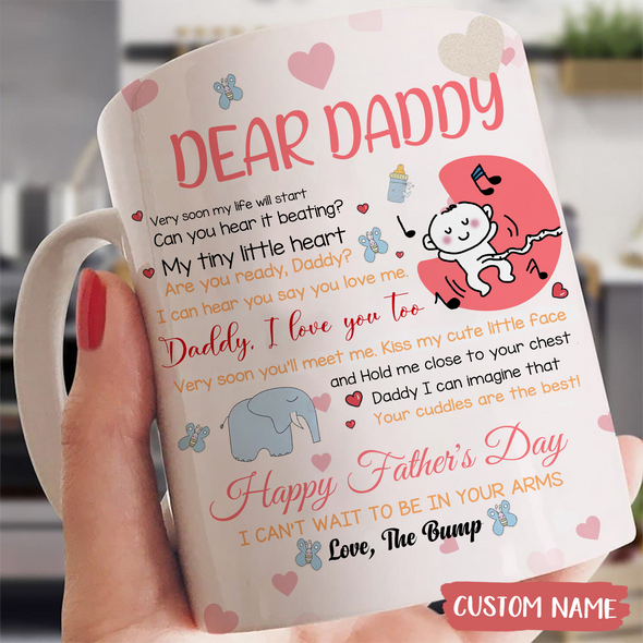 Gift For Future Daddy I Love You Too Mugs - PP - TT2804221 3