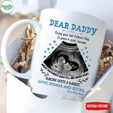 Dear Daddy Making Quite a Racket Love Kisses and Kicks-nk