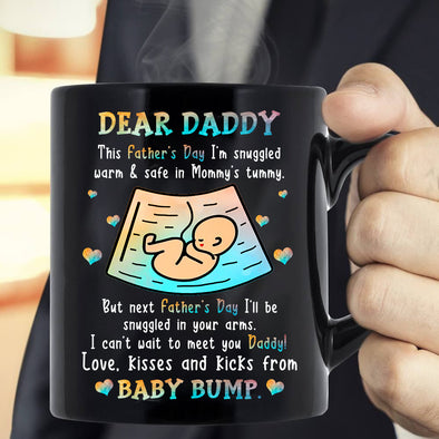 Dear Daddy Love Kisses And Kicks-kv Mugs