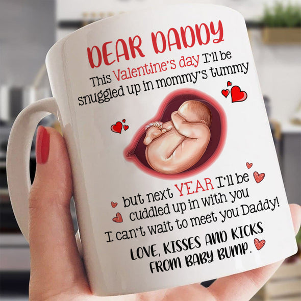 Gift For Future Daddy I Can't Wait To Meet You Mugs - MC - TT1101221 1