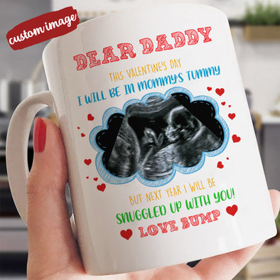 Personalized Gift For Future Daddy Next Year I Will Be Snuggled Up With You Mugs - MC - TT2112212 1