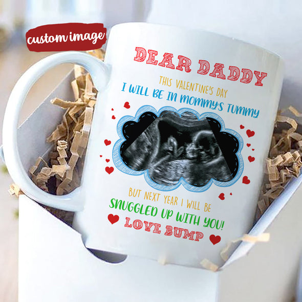 Personalized Gift For Future Daddy Next Year I Will Be Snuggled Up With You Mugs - MC - TT2112212 1