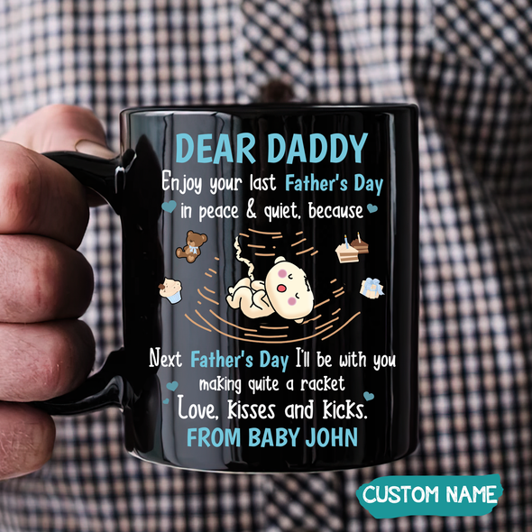 Gift For Future Daddy Happy Father's Day Mugs - PP - TT2605226