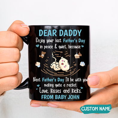 Gift For Future Daddy Happy Father's Day Mugs - PP - TT2605226