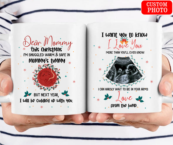 Personalized Gift For Future Mommy I Can Hardly Wait To Be In Your Arms Mugs - NT - KT 2810213