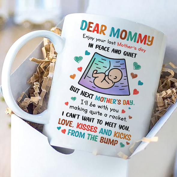 Gift For Future Mommy I Can't Wait To Meet You Mugs - NT - TT1404225 4