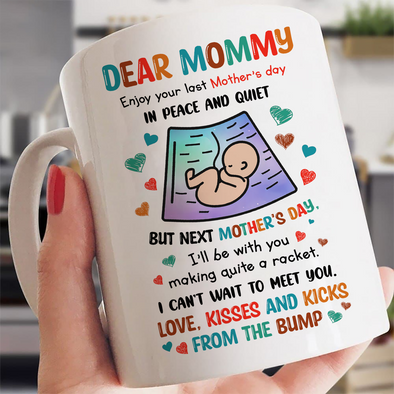 Gift For Future Mommy I Can't Wait To Meet You Mugs - NT - TT1404225 4