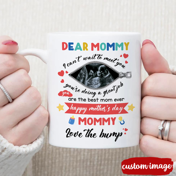 Personalized Gift For Future Mommy I Can't Wait To Meet You Mugs - MC - TT1604222 3