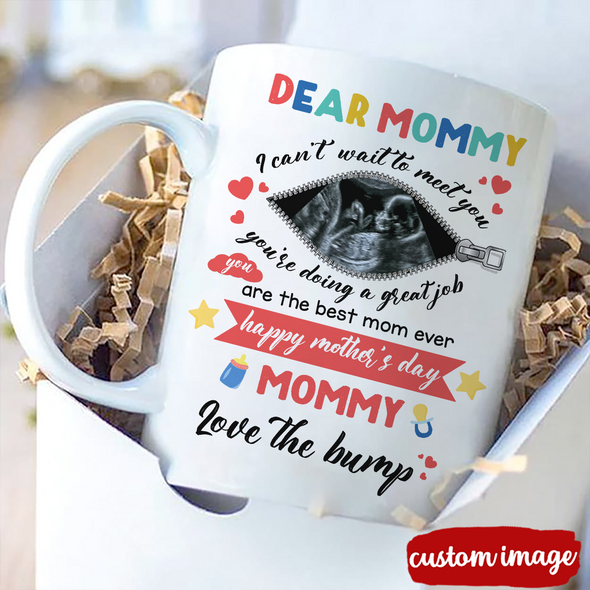 Personalized Gift For Future Mommy I Can't Wait To Meet You Mugs - MC - TT1604222 3