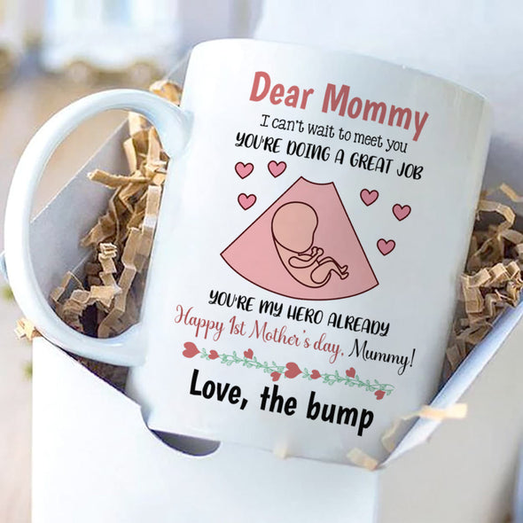Gift For Future Mommy Happy 1st Mother's Day Mugs - MC - TT2501224 2