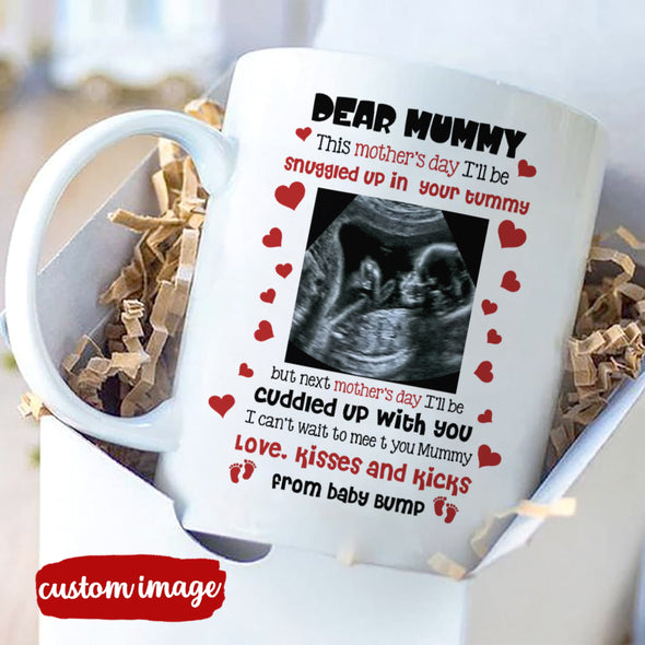 Personalized Gift For Future Mummy I'll Be Snuggled Up In Your Tummy Mugs - MC - TT14022228