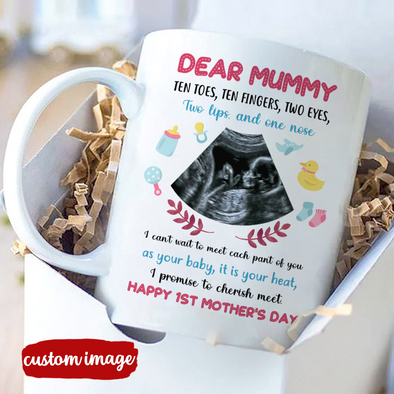 Personalized Gift For Future Mummy As Your Baby, It Is Your Heat Mugs - MC - TT17022221