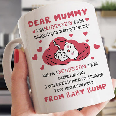 Gift For Future Mummy I Can't Wait To Meet You Mugs - MC - TT2701221 1