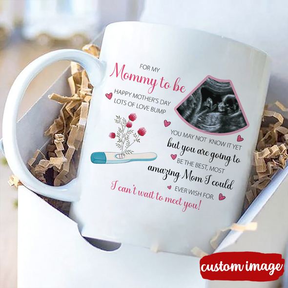 Personalized Gift For Future Mommy Happy Morther's Day Lots Of Love Bump Mugs - MC - TT1204221 3