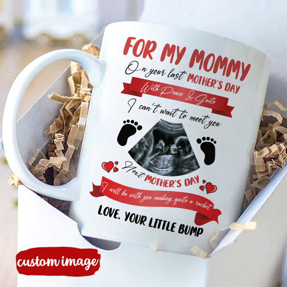 Personalized Gift For Future Mommy I Can't Wait To Meet You Mugs - MC - TT1603221