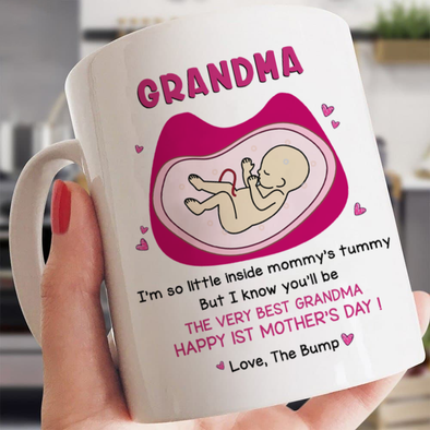 Gift For Future Grandma I Know You'll Be The Very Best Mummy Mugs - MC - TT14022227
