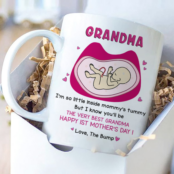 Gift For Future Grandma I Know You'll Be The Very Best Mummy Mugs - MC - TT14022227