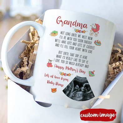 Personalized Gift For Future Grandma Lots Of Love From The Bump Mugs - MC - TT1803225