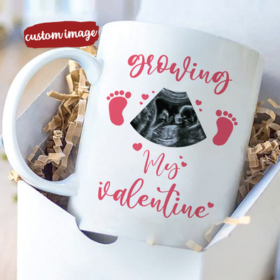 Personalized Gift For Future Daddy And Mommy Growling My Valentine Mugs - MC - TT1612211 1