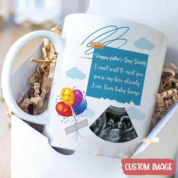 Personalized Gift For Future Daddy I Can't Wait To Meet You Mugs - MC - TT0305226